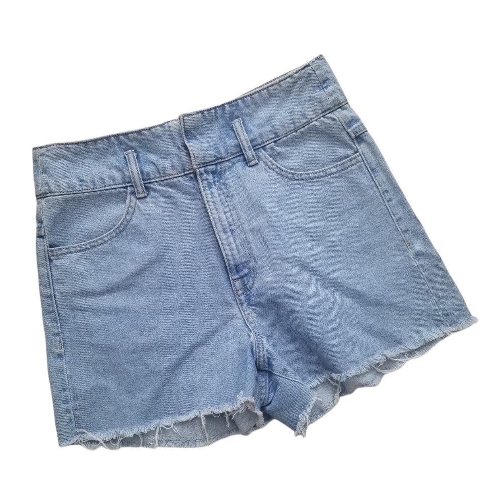 Zara Light Blue Denim Jean Shorts